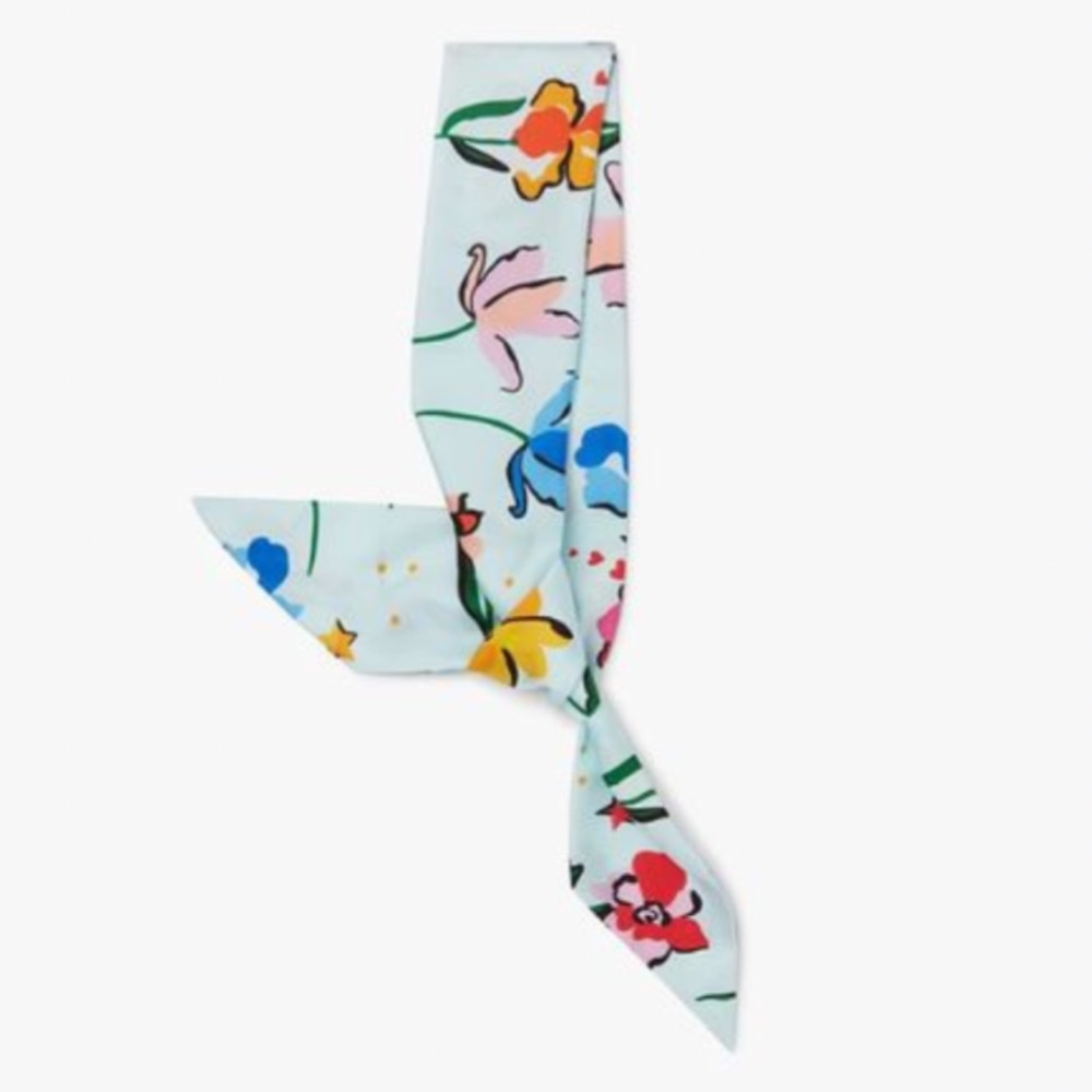 NWT Hill House Lucky Scarf Space Floral